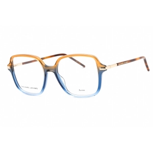 Marc Jacobs Women's Eyeglasses - Brown Blue Full Rim Square Frame | MARC 593 03LG 00