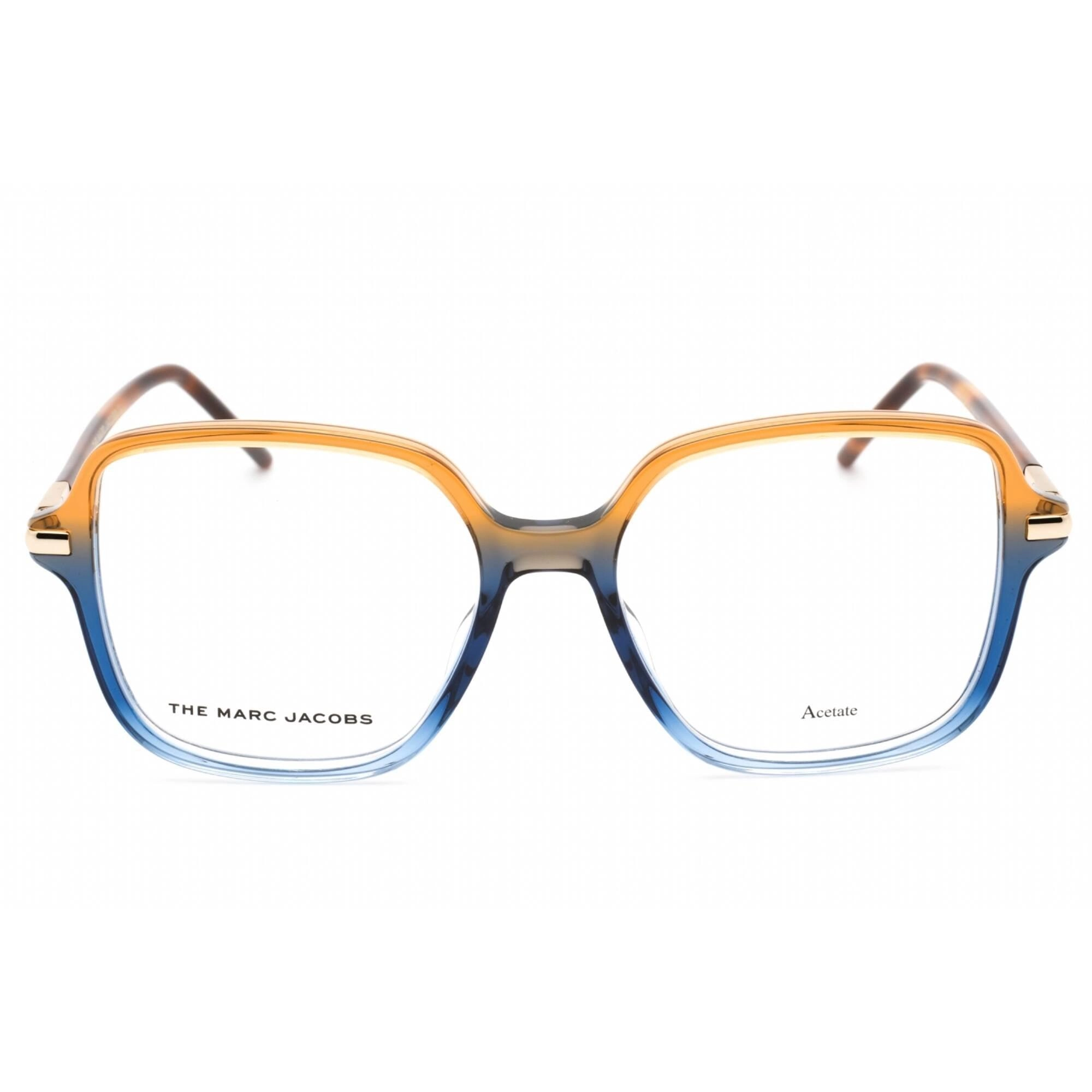 Marc Jacobs Women's Eyeglasses - Brown Blue Full Rim Square Frame | MARC 593 03LG 00