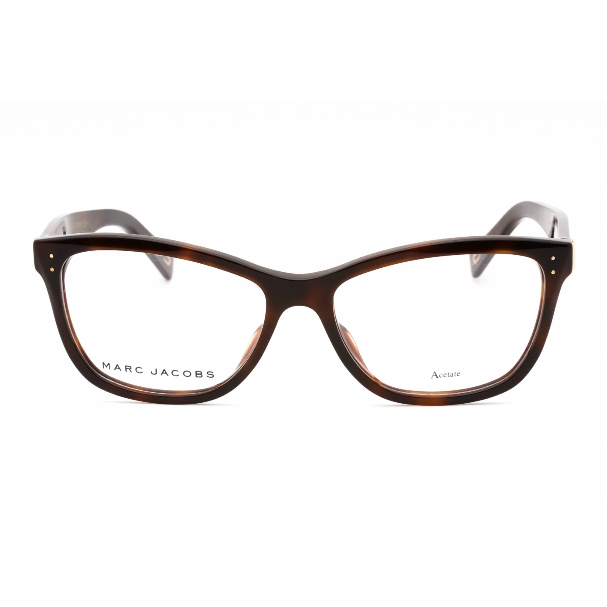 Marc Jacobs Women's Eyeglasses - Havana Medium Cat Eye Full Rim | Marc 123 0ZY1 00