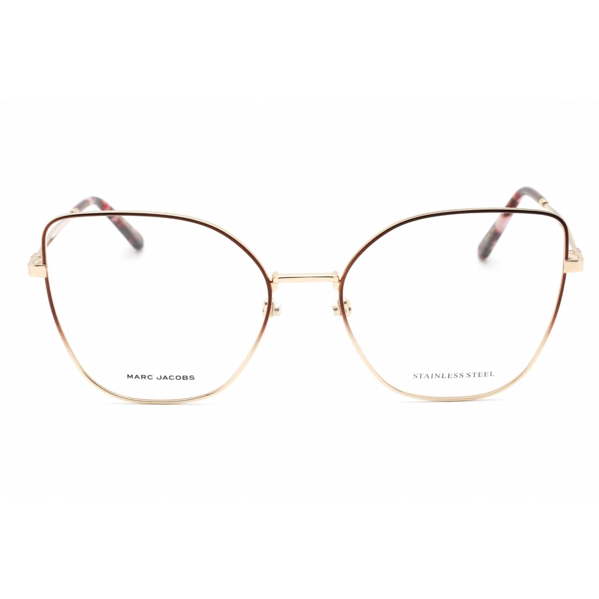 Marc Jacobs Women's Eyeglasses - Matte Burgundy Gold Full Rim Frame | MARC 704 0E28 00