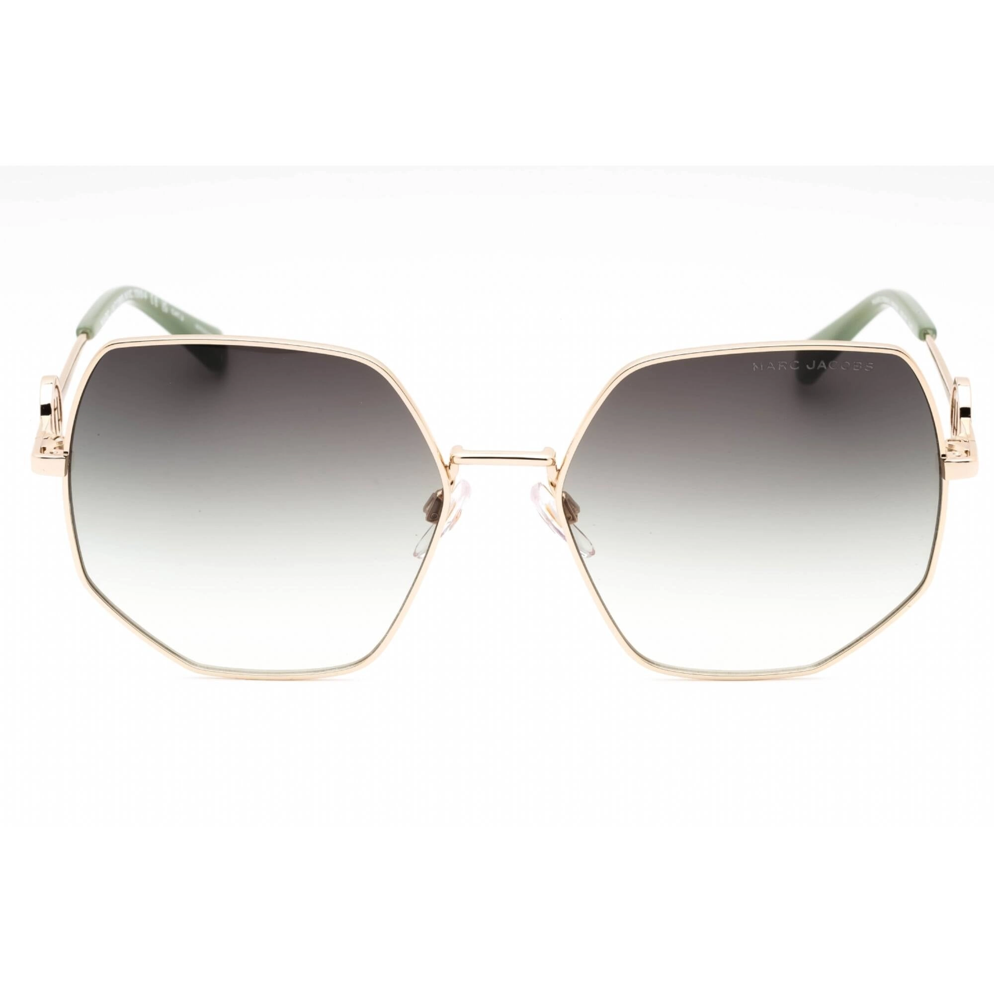 Marc Jacobs Women's Sunglasses - Gold Green Metal Geometric Frame | MARC 730/S 0PEF 9K