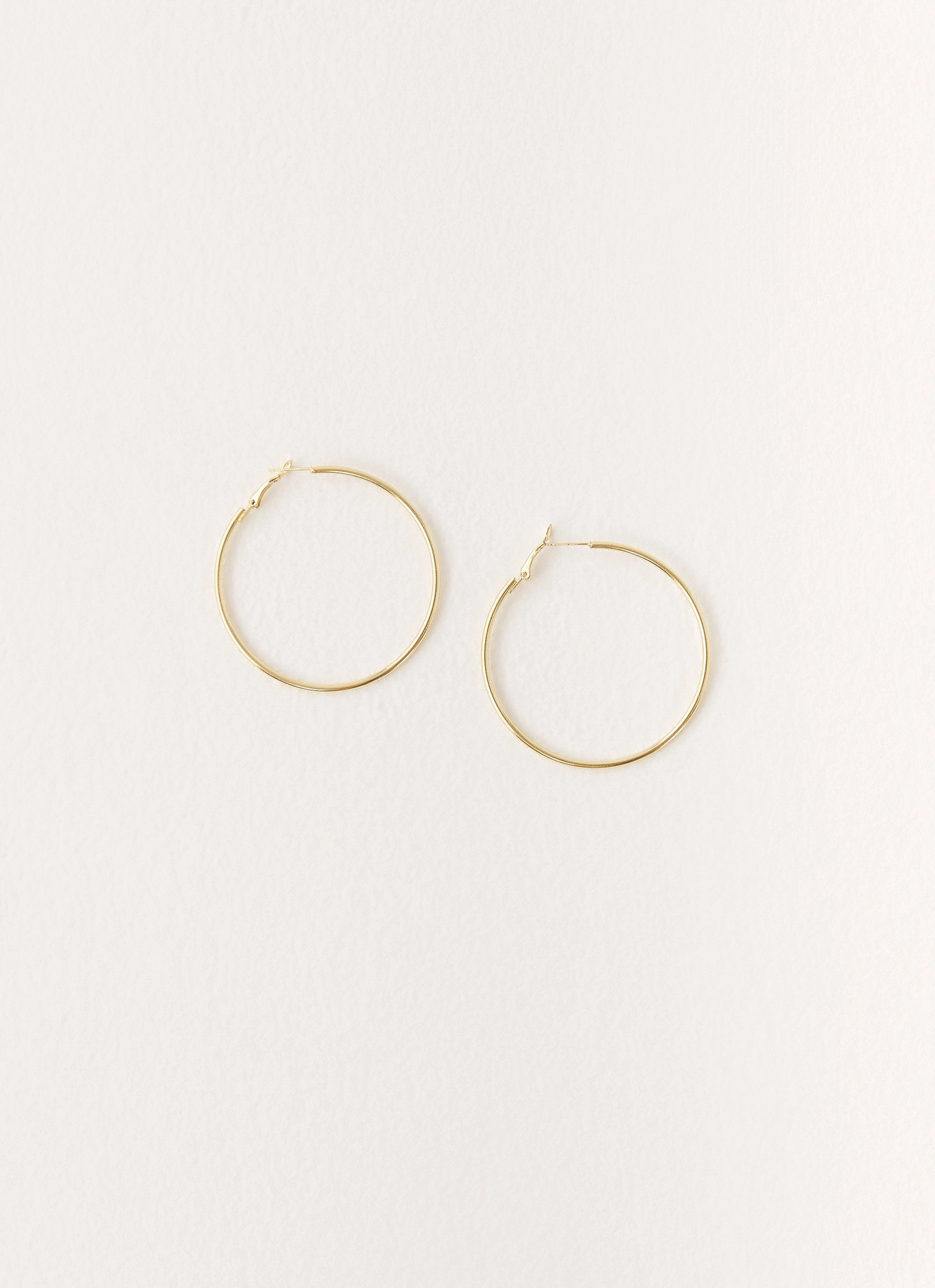 Maxxy Hoop Earrings - Gold
