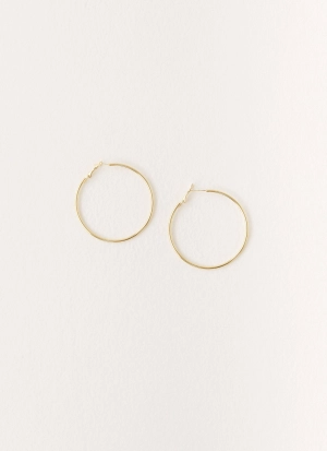 Maxxy Hoop Earrings - Gold