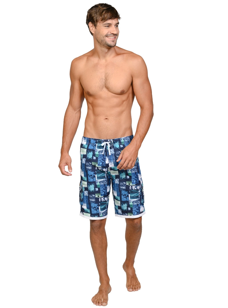 Men's Board Shorts and Elasticized Swim Shorts