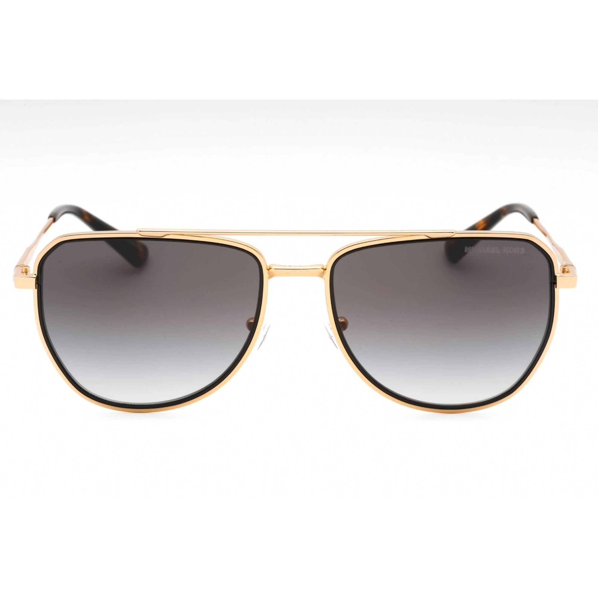 Michael Kors Women's Sunglasses - Shiny Yellow Gold Aviator Frame | 0MK1155 18968G