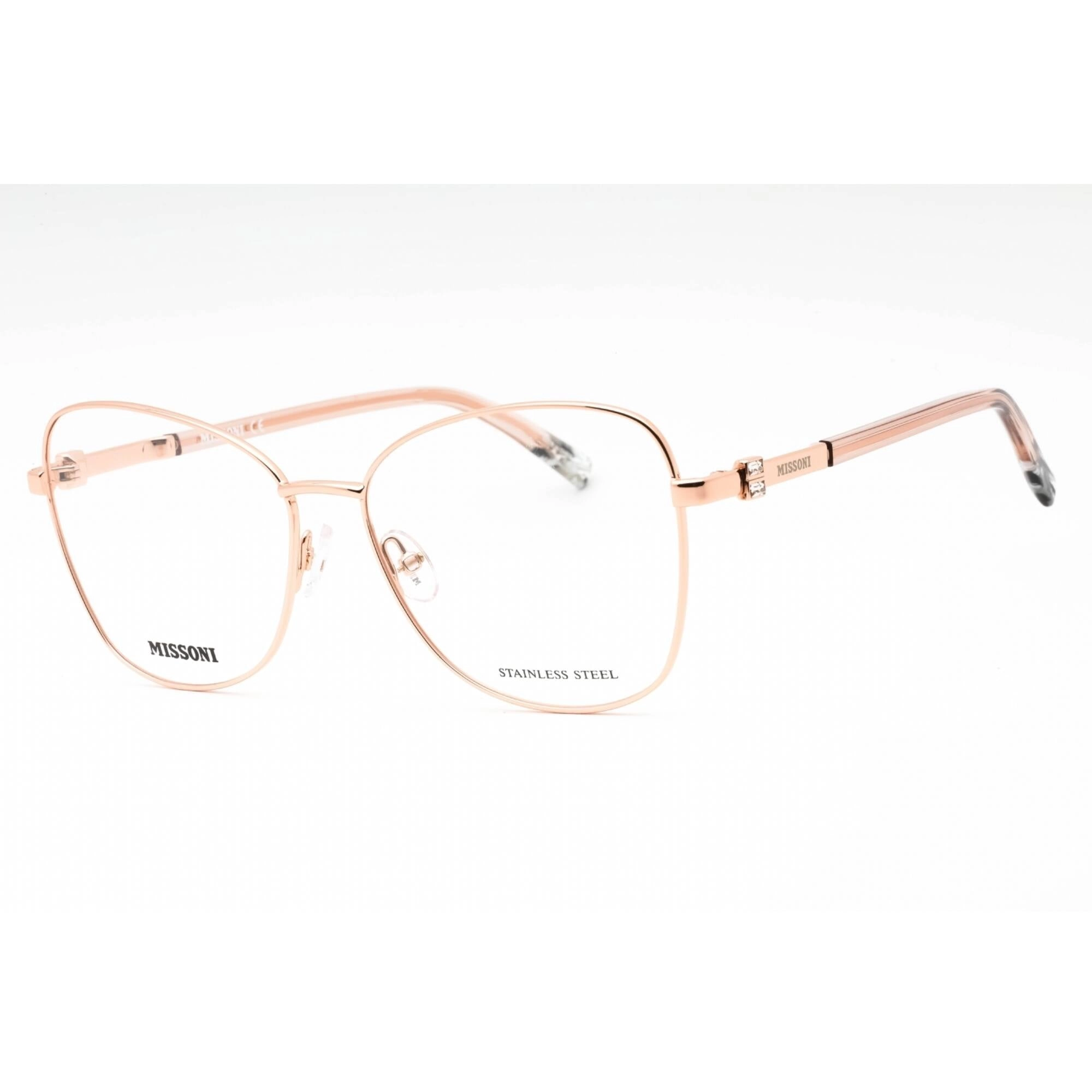 Missoni Women's Eyeglasses - Gold Copper Metal Butterfly Frame | MIS 0144 0DDB 00