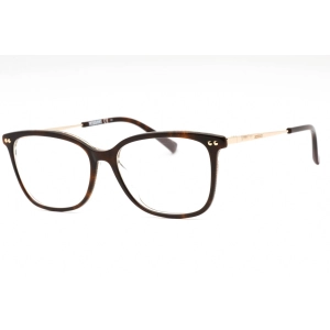Missoni Women's Eyeglasses - Havana Plastic Cat Eye Full Rim Frame | MIS 0085 0086 00