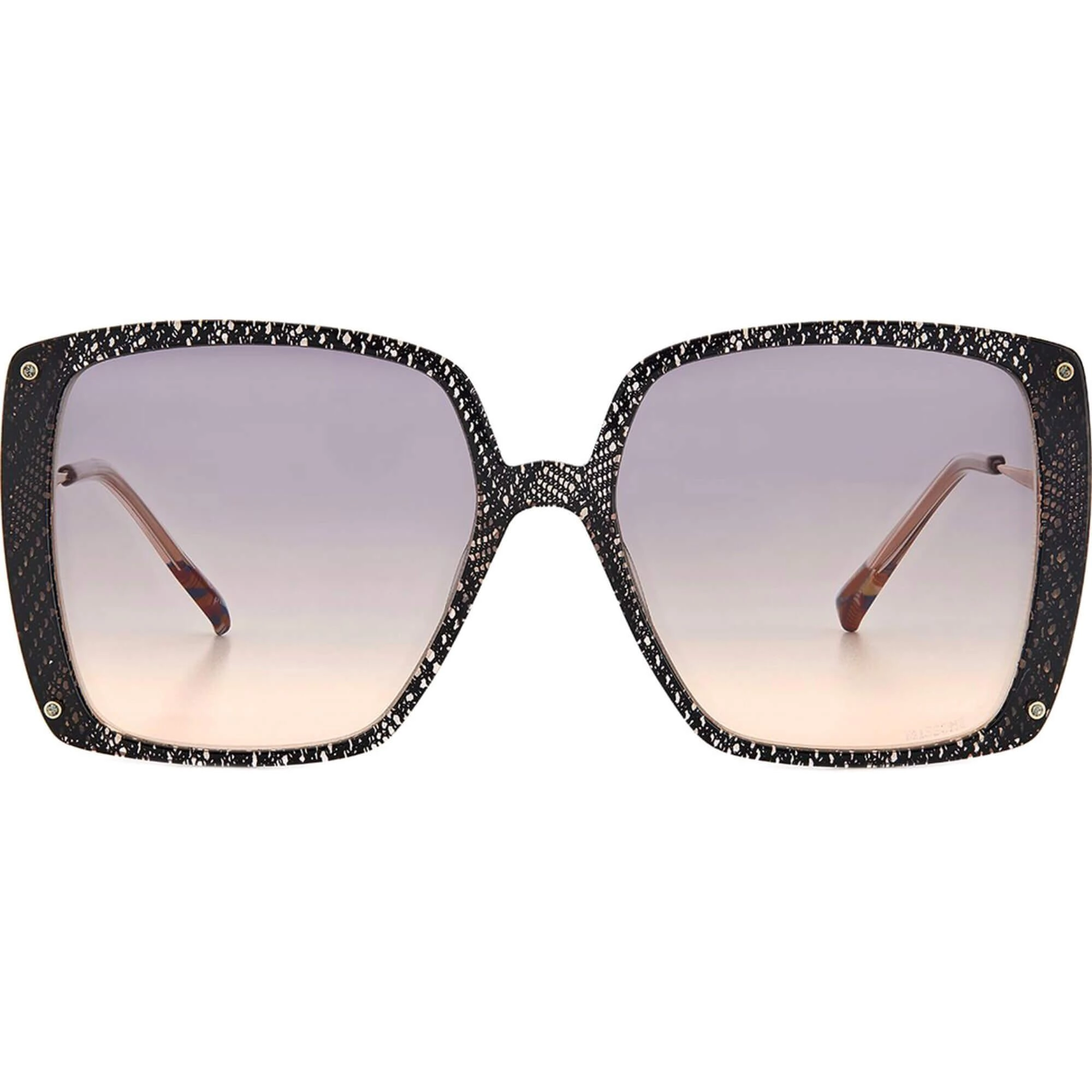 Missoni Women's Sunglasses - Black Nude Plastic Oversized Frame | MIS 0002/S 0KDX