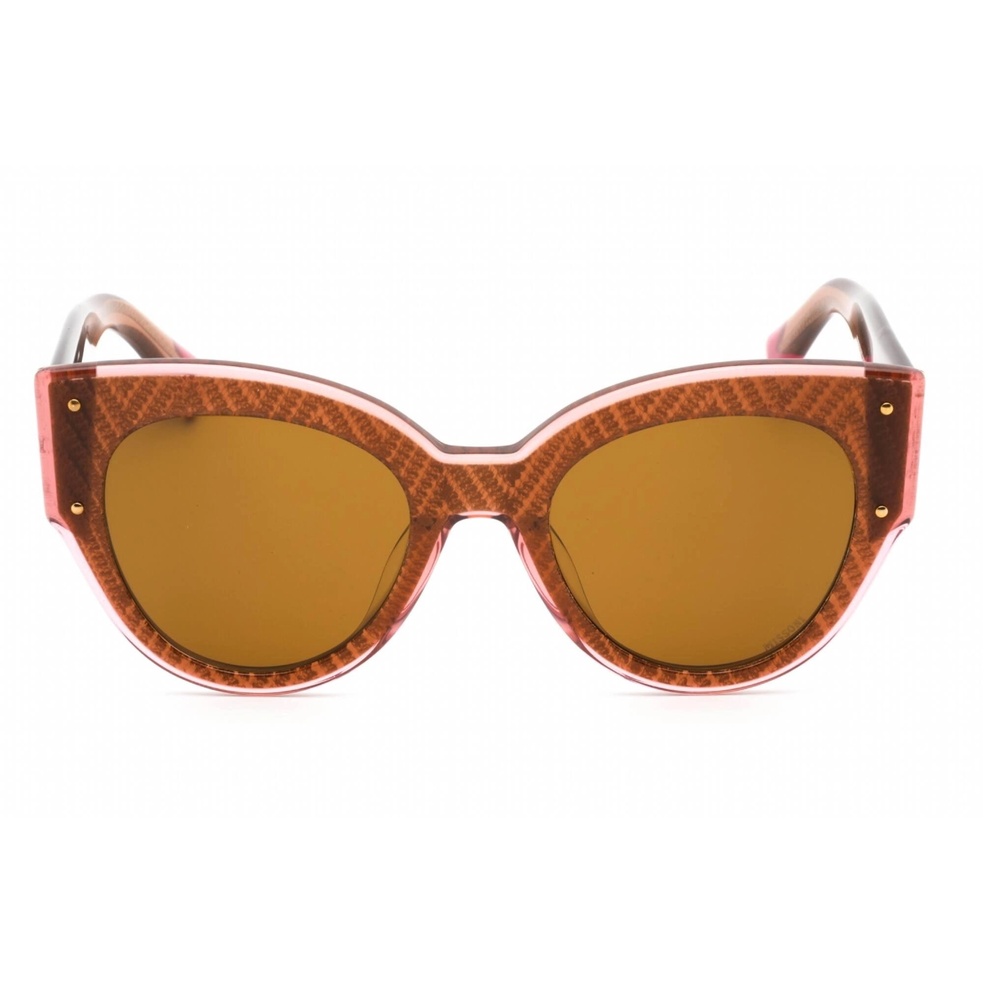 Missoni Women's Sunglasses - Cat Eye Plastic Frame Brown Lens | MIS 0063/S 0FUU 70