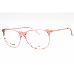 Moschino Love Women's Eyeglasses - Pink Nude Oval Full Rim Frame | MOL589 0C9N 00