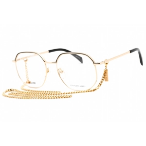 Moschino Women's Eyeglasses - Rose Gold Full Rim Geometric Frame | MOS542 0000 00
