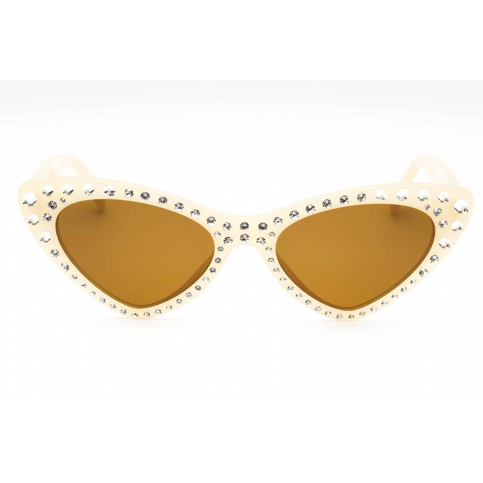 Moschino Women's Sunglasses - Ivory Cat Eye Full Rim Frame | MOS006/S/STR 0SZJ 70