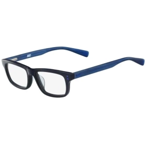 Nike Women's Eyeglasses - Navy Racer Blue Plastic Rectangular Frame | NIKE 5535 420