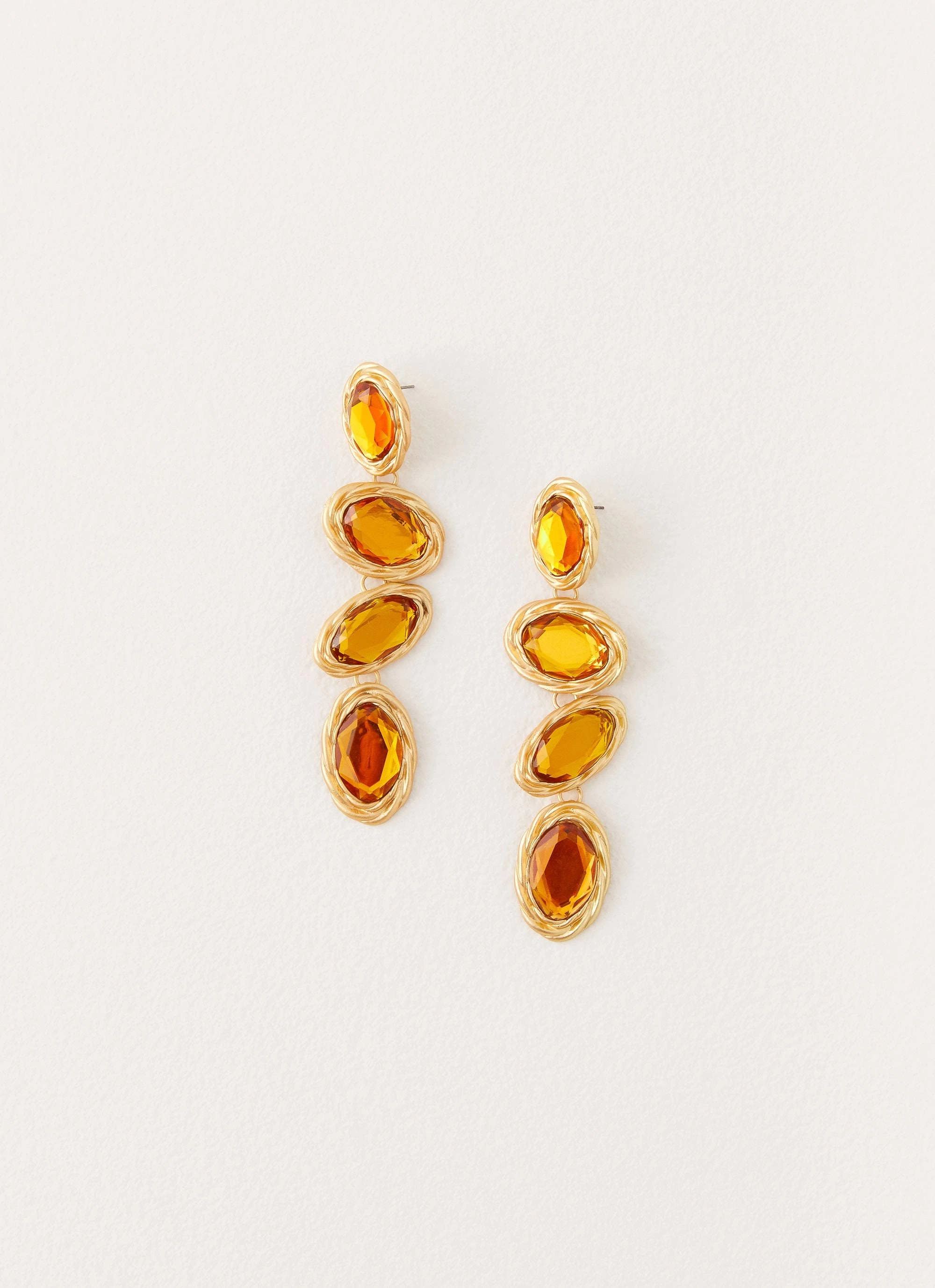 Nikitta Earrings - Orange