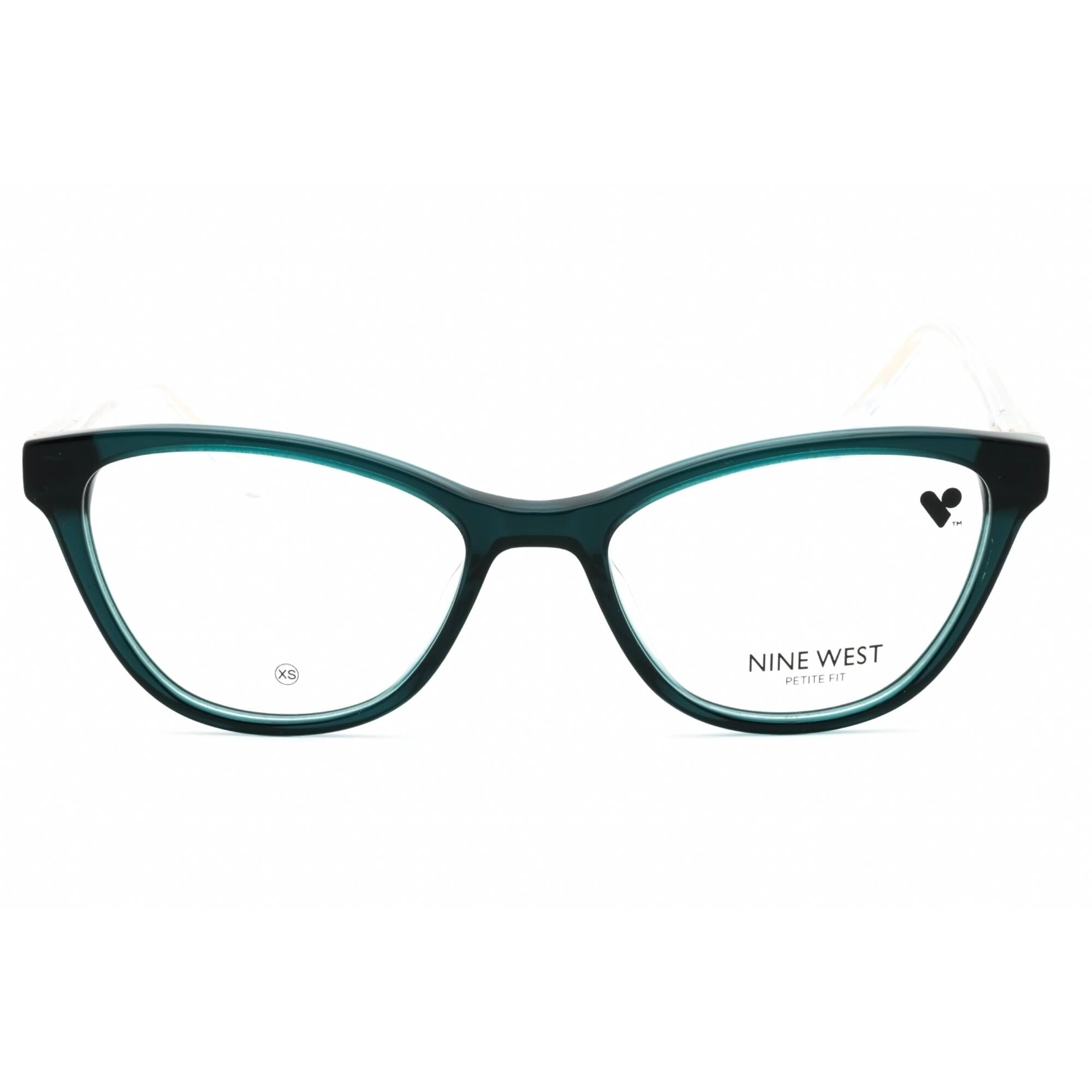 Nine West Women's Eyeglasses - Crystal Emerald Plastic Full Rim Cat Eye | NW5217 340