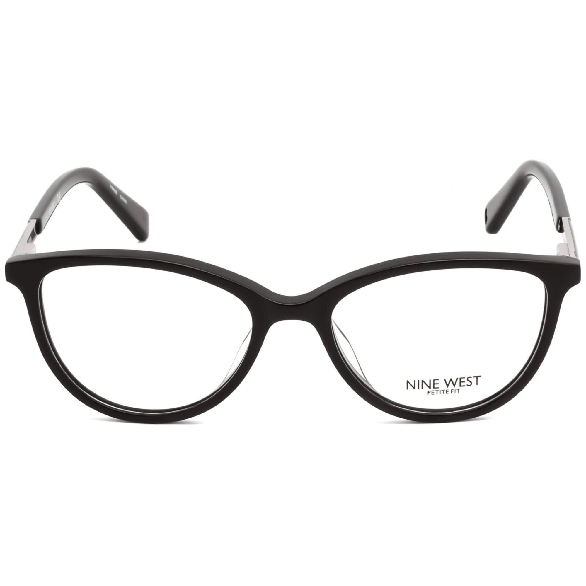 Nine West Women's Eyeglasses - Full Rim Black Plastic Cat Eye Shape Frame | NW5180 001