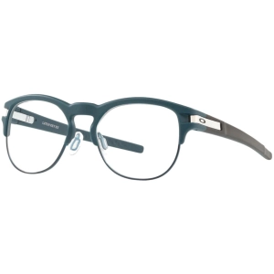 Oakley Women's Eyeglasses - Satin Azure Blue Plastic Square Frame | OAKLEY 0OX8134 7