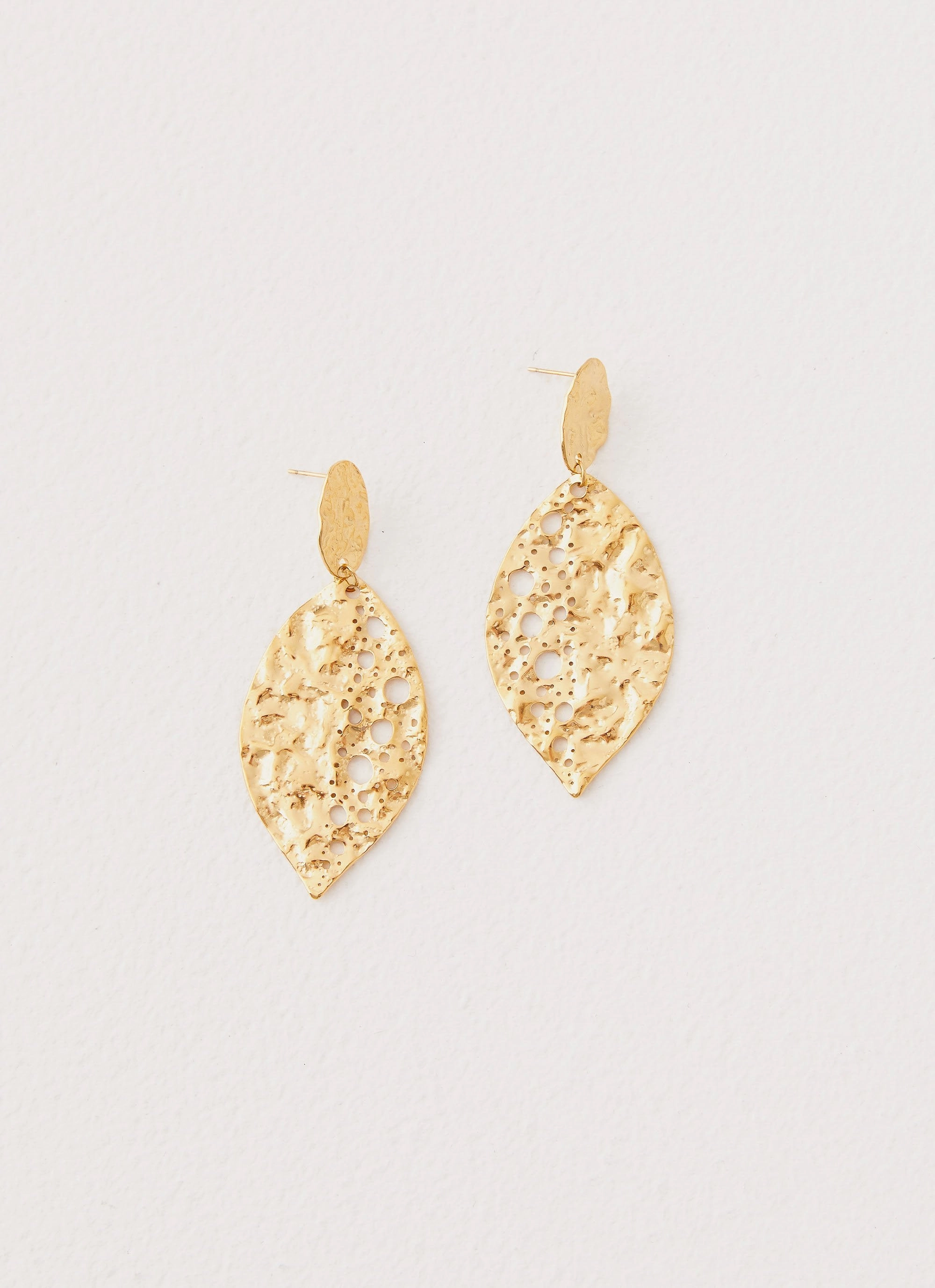 Palm Earrings - Gold