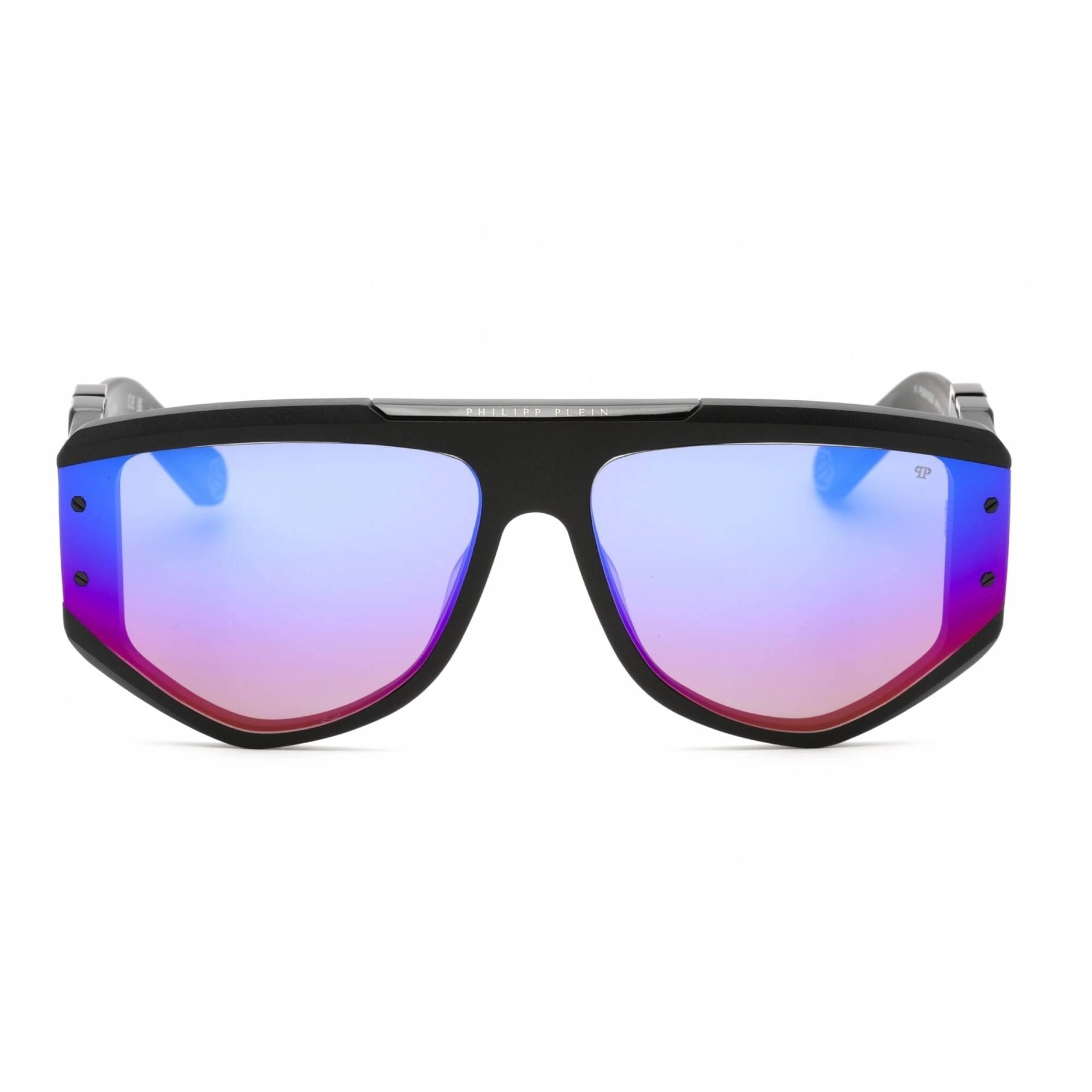 Philipp Plein Women's Sunglasses - Sandblasted Matte Black Irregular | SPP093M 703V