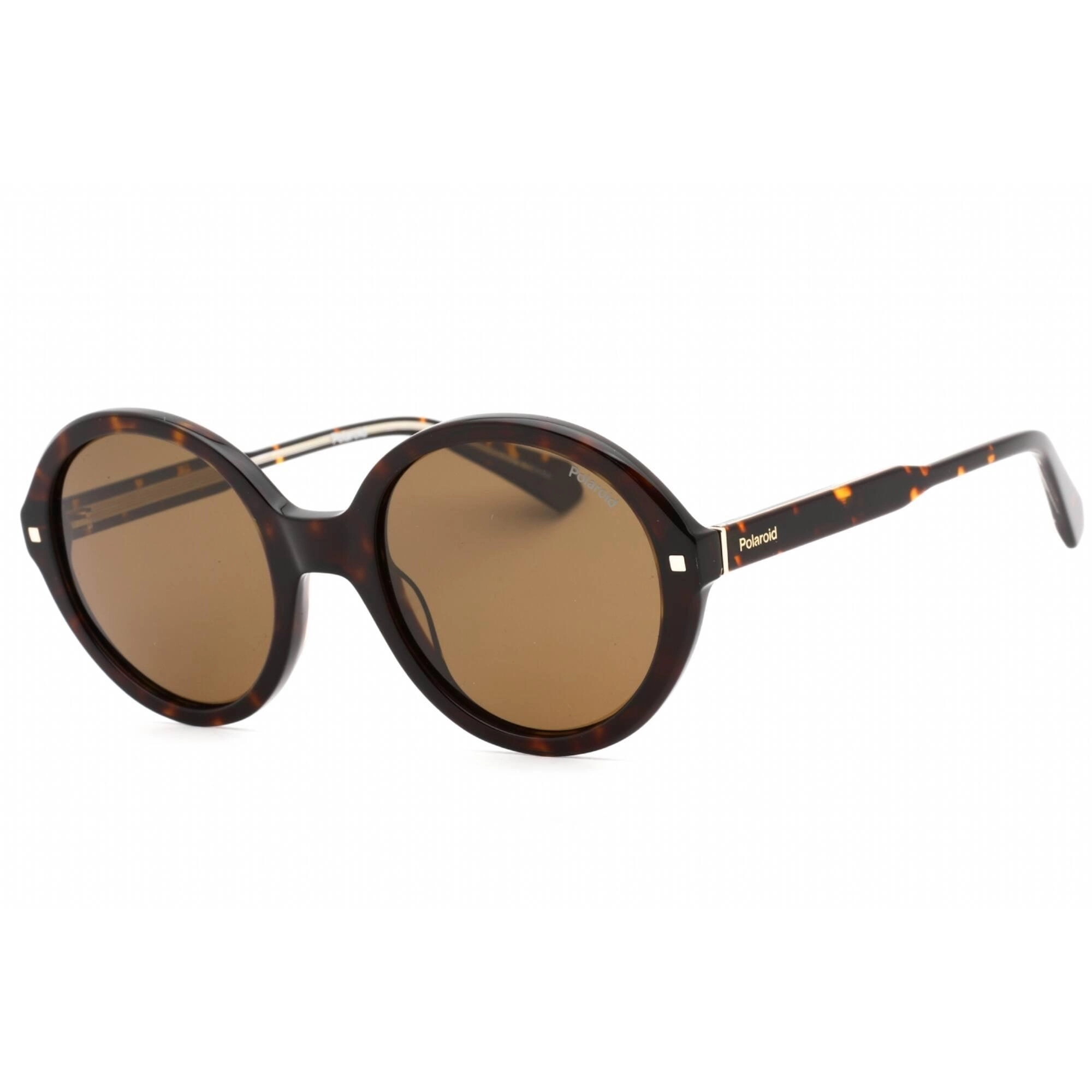 Polaroid Core Women's Sunglasses - Havana Plastic Round Frame | PLD 4114/S/X 0086 SP