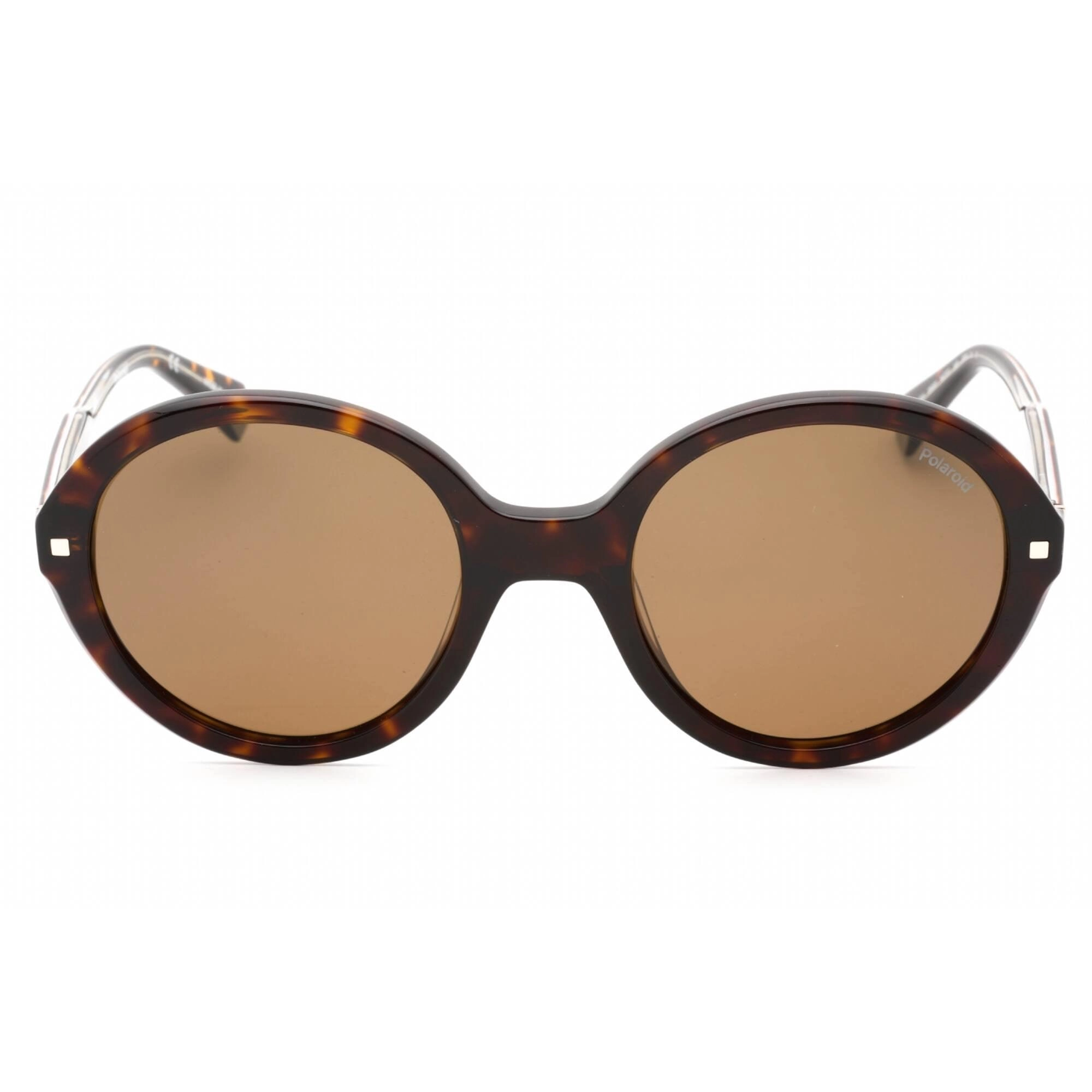 Polaroid Core Women's Sunglasses - Havana Plastic Round Frame | PLD 4114/S/X 0086 SP