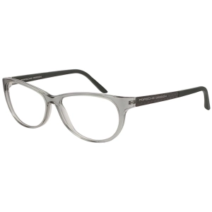 Porsche Women's Eyeglasses - Graphite Green Plastic Oval Frame | PORSCHE P8246 B