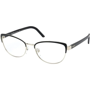 Prada Women's Eyeglasses - Black/Pale Gold Metal Frame, 53 mm | PRADA 0PR 63XV AAV1O1