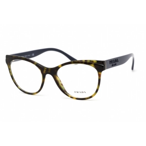Prada Women's Eyeglasses - Dark Havana Plastic Cat Eye Shape Frame | 0PR 05WV 2AU1O1