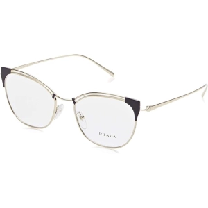 Prada Women's Eyeglasses - Violet Pale Gold Cat Eye Frame | PRADA 0PR62UV YC01O151