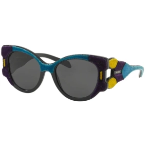 Prada Women's Sunglasses - Violet Yellow Azure Plastic Frame | PRADA 0PR 10US N5B5S054