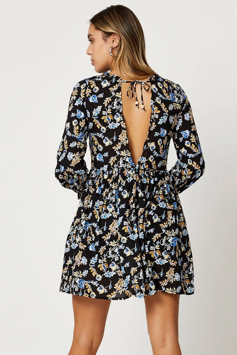Print Skater Dress