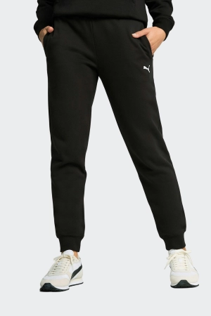 PUMA WOMEN'S ESSENTIALS SMALL LOGO BLACK SWEATPANT