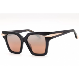 Roberto Cavalli Women's Sunglasses - Crystal Dark Grey Square Frame | SRC002M 705X