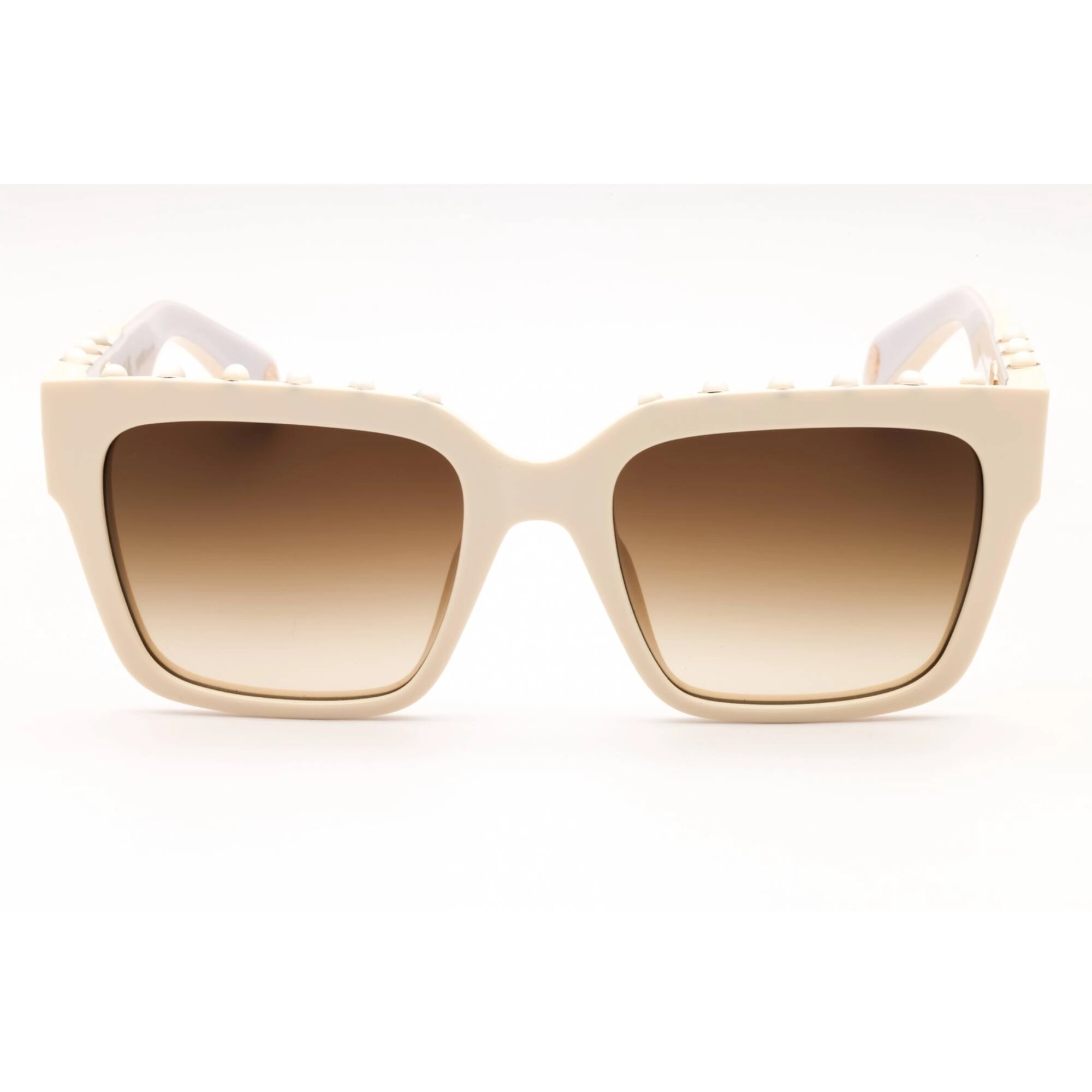 Roberto Cavalli Women's Sunglasses - Shiny Beige Acetate Square Frame | SRC040S 09X7