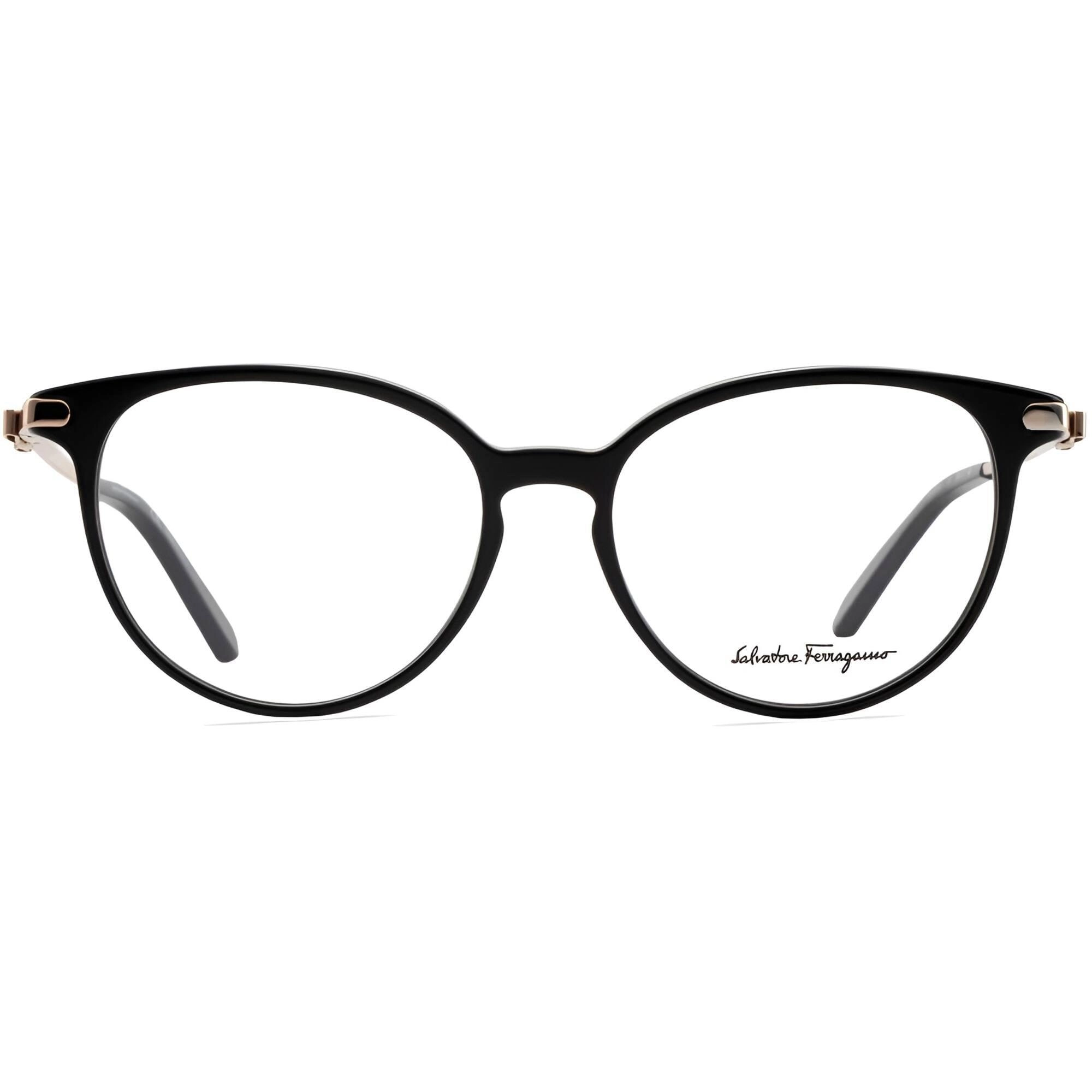 Salvatore Ferragamo Women's Eyeglasses - Black Plastic Full Rim Cat Eye | SF2862 001