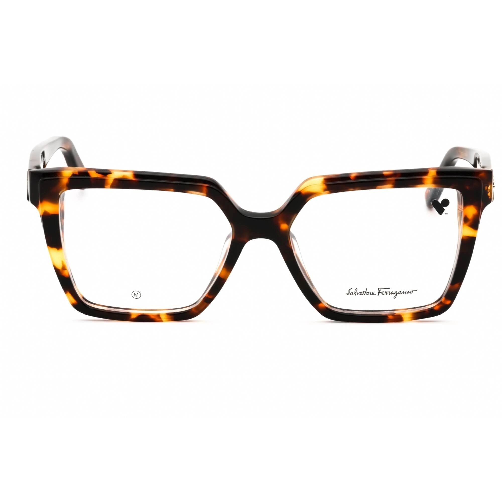 Salvatore Ferragamo Women's Eyeglasses - Dark Tortoise Acetate Square | SF2950N 219