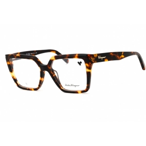Salvatore Ferragamo Women's Eyeglasses - Dark Tortoise Acetate Square | SF2950N 219