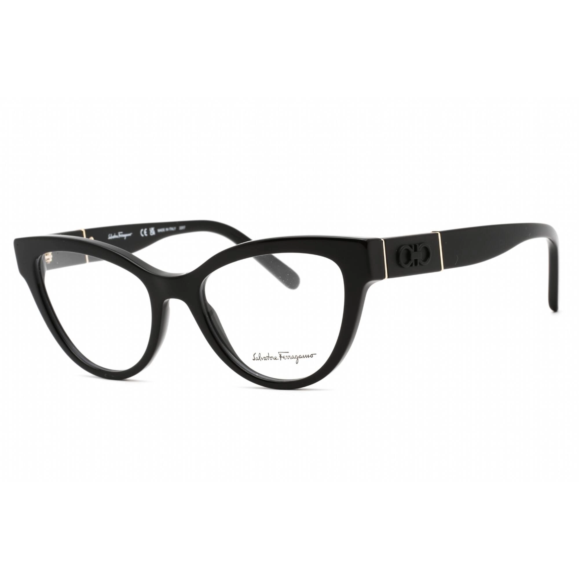 Salvatore Ferragamo Women's Eyeglasses - Full Rim Black Plastic Cat Eye | SF2920 001