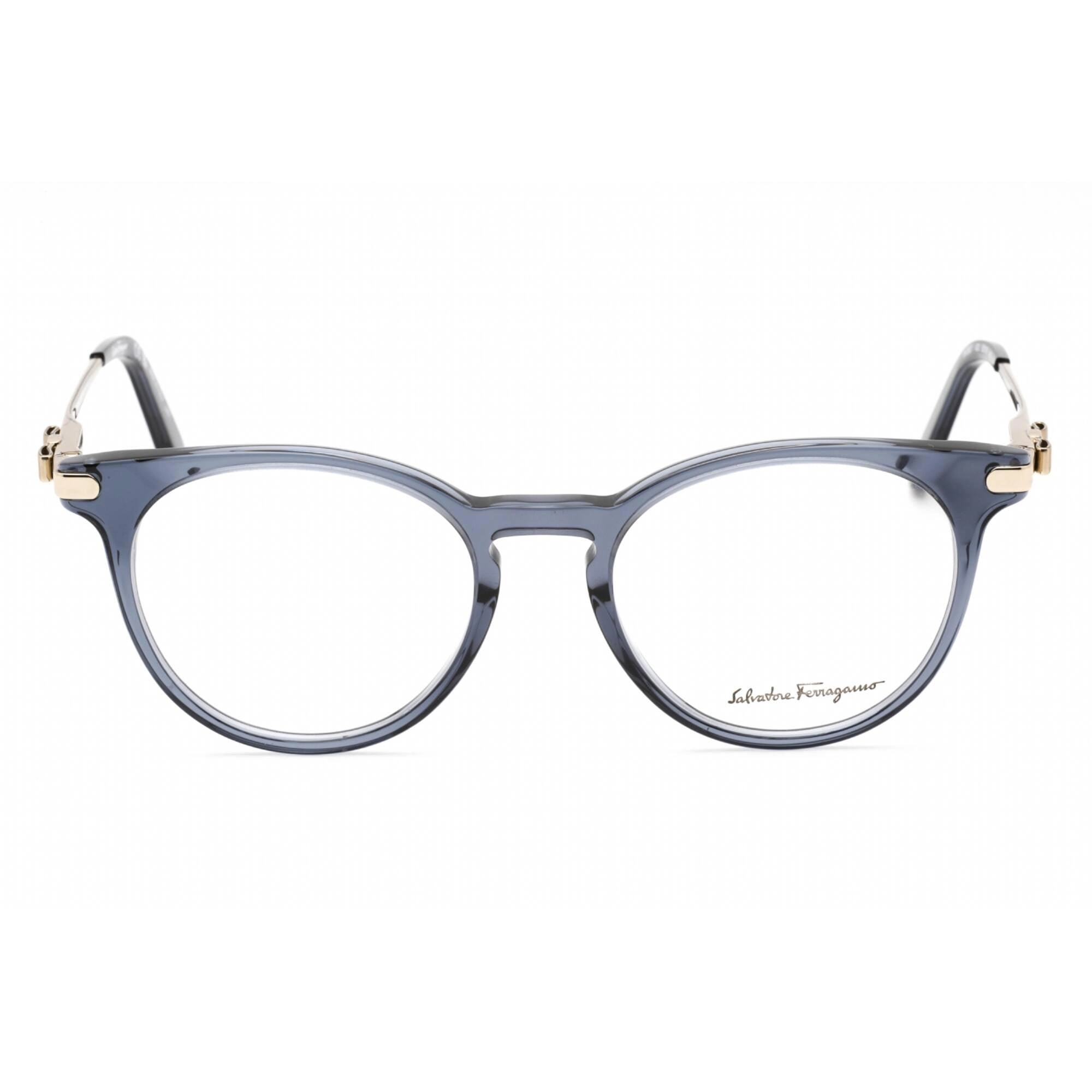 Salvatore Ferragamo Women's Eyeglasses - Transparent Blue Plastic Frame | SF2927 432