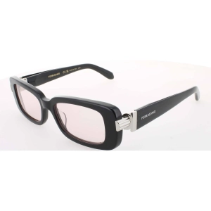 Salvatore Ferragamo Women's Sunglasses - Black Acetate Rectangular Frame | SF1105S 005