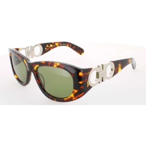 Salvatore Ferragamo Women's Sunglasses - Dark Tortoise Acetate Frame | SF1082SN 219