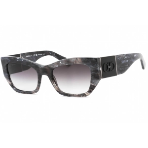 Salvatore Ferragamo Women's Sunglasses - Marble Grey Full Rim Cat Eye | SF1059S 028