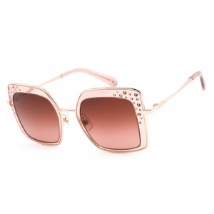Swarovski Women's Sunglasses - Shiny Pink Metal Butterfly Shape Frame | SK0324-H 72F