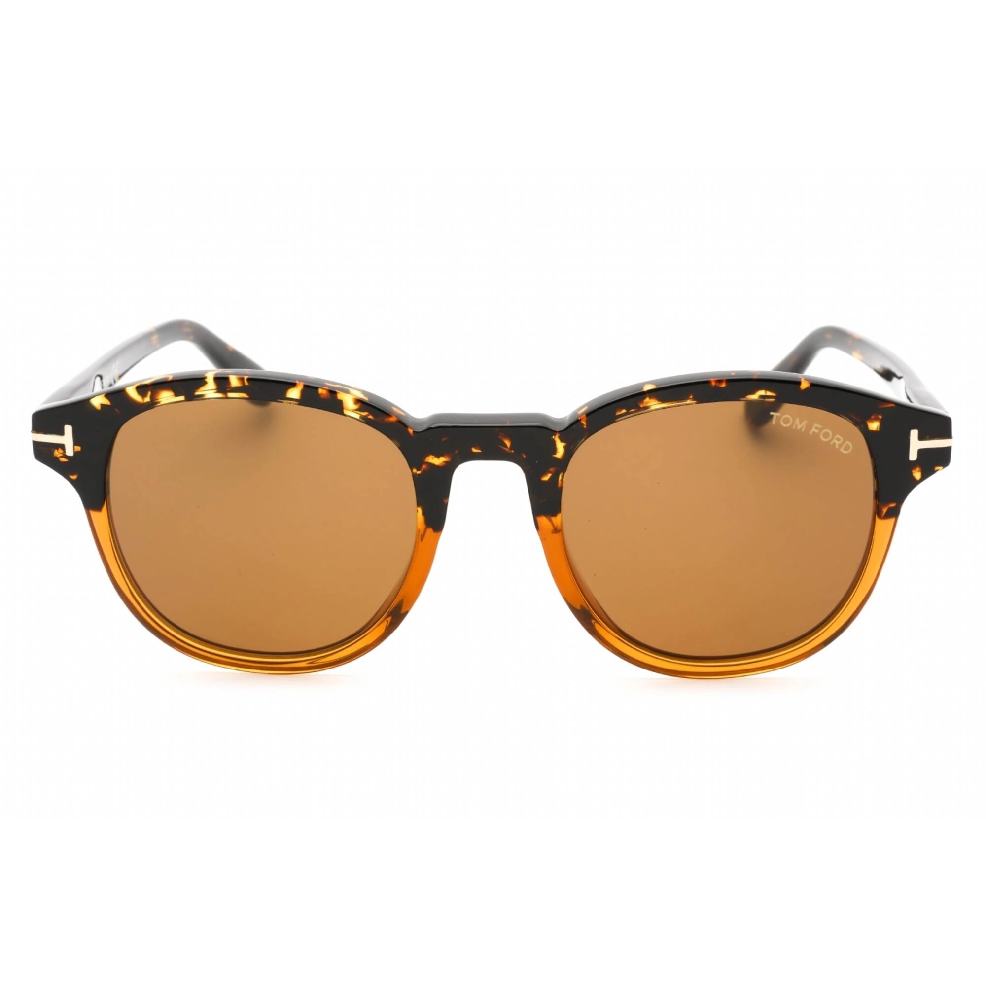 Tom Ford Women's Sunglasses - Colored Havana Plastic Oval 50mm Frame | FT0752 55E