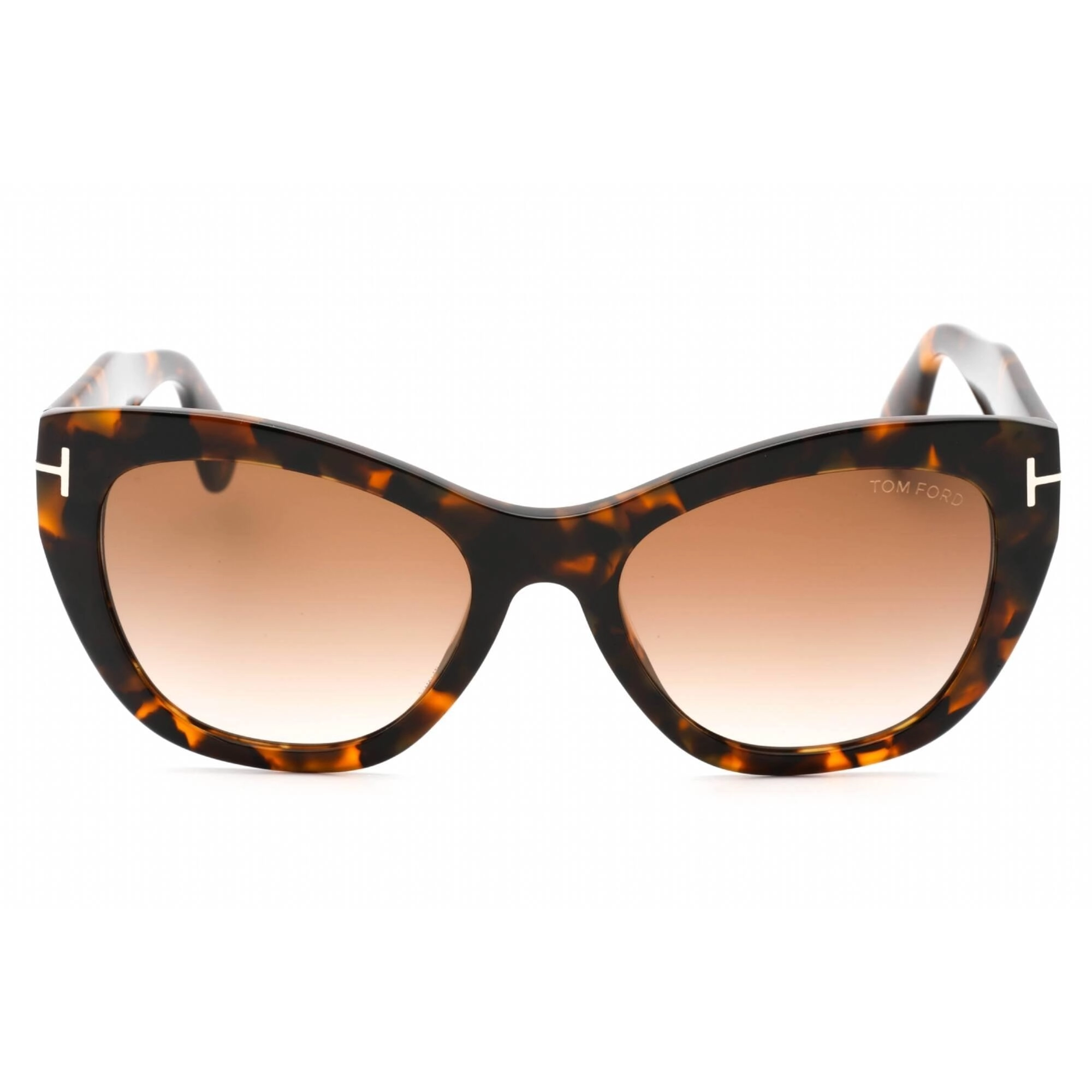 Tom Ford Women's Sunglasses - Coloured Havana Plastic Cat Eye Shape Frame | FT0940 55F