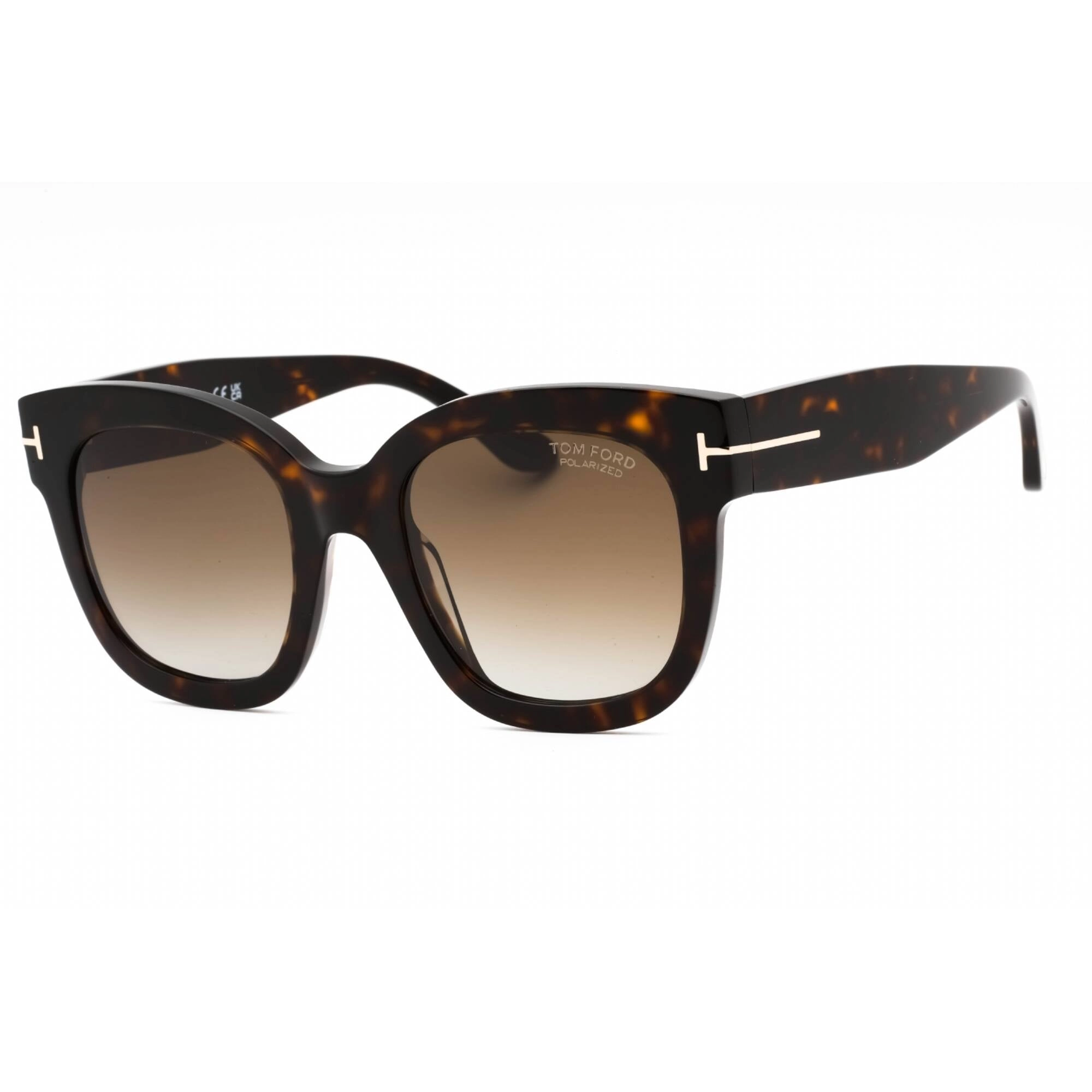 Tom Ford Women's Sunglasses - Dark Havana Acetate Cat Eye Full Rim Frame | FT0613 52H
