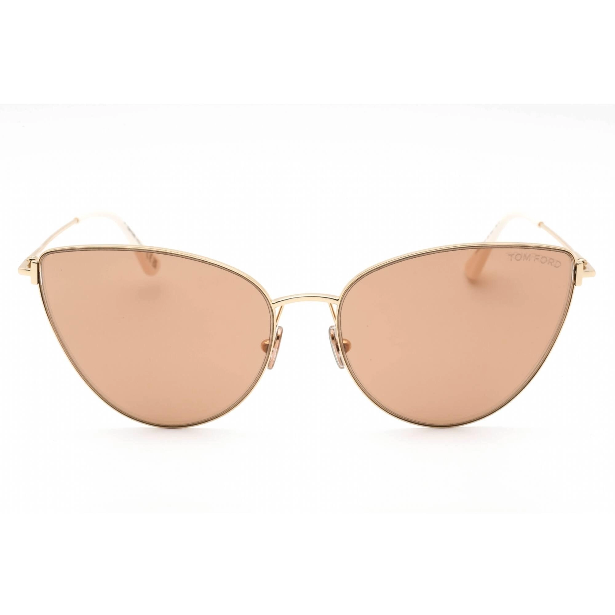 Tom Ford Women's Sunglasses - Gold Metal Frame Brown Mirror Lens | FT1005 32G