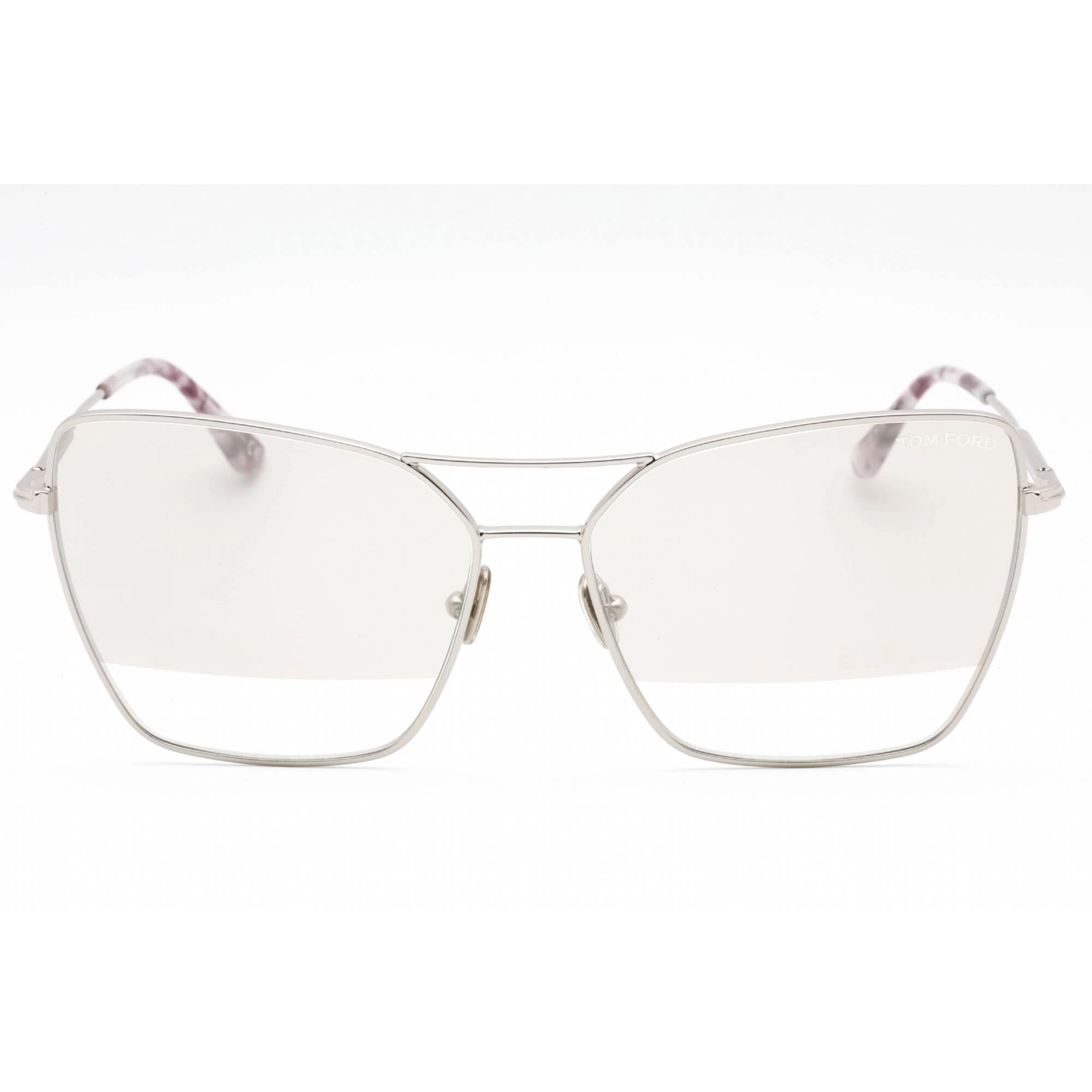 Tom Ford Women's Sunglasses - Shiny Palladium Metal Butterfly Shape Frame | FT0738 16C