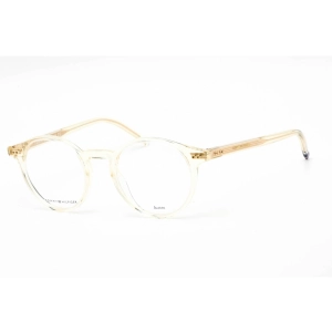 Tommy Hilfiger Women's Eyeglasses - Champagne Round Frame Clear Lens | TH 1813 0HAM 00