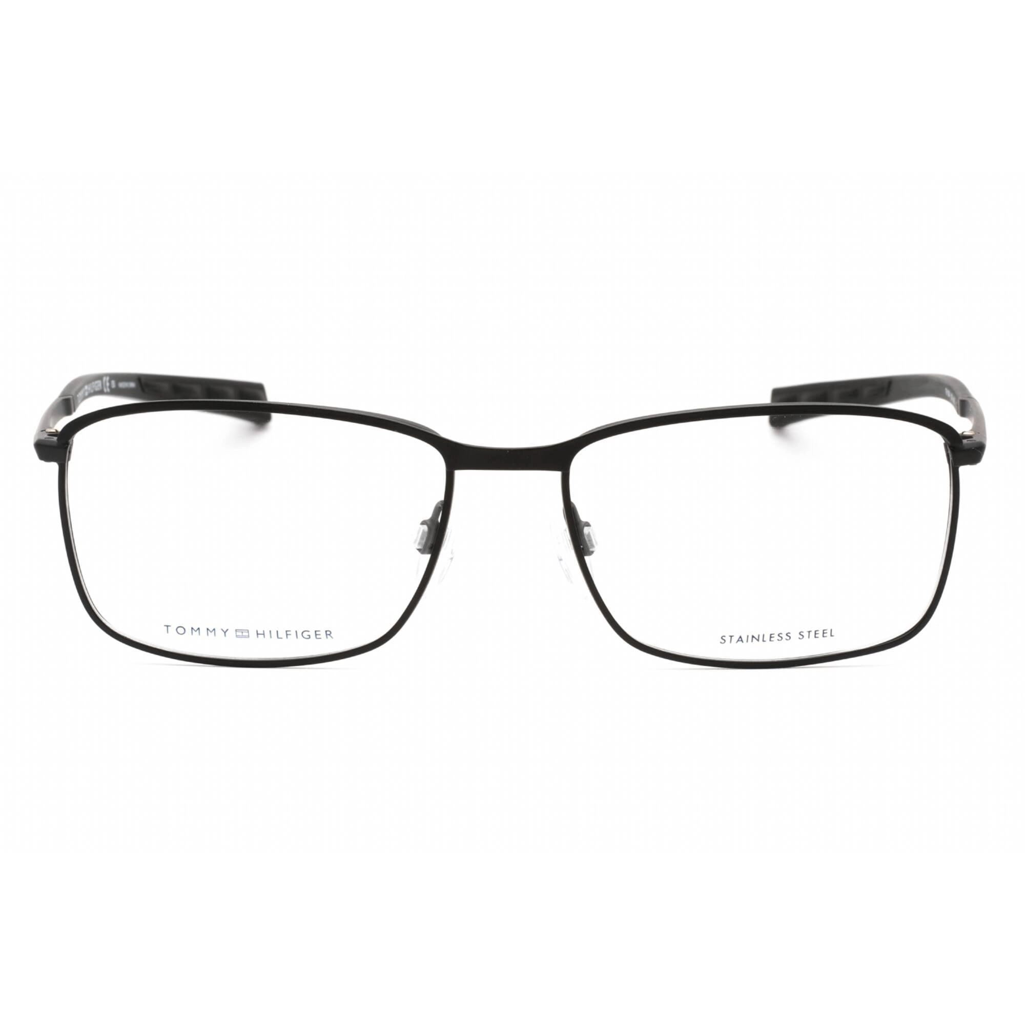 Tommy Hilfiger Women's Eyeglasses - Matte Black Rectangular Frame | TH 1954 0003 00